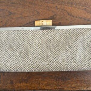 Snakeskin Clutch